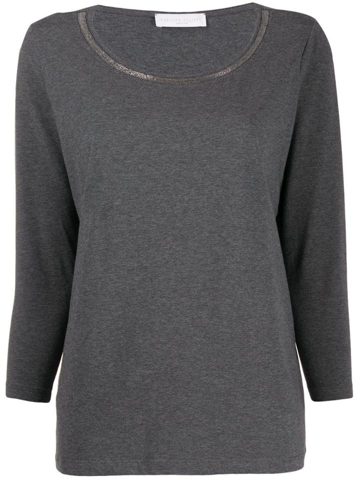 Fabiana Filippi Ball-chain Neck Jumper - Grey