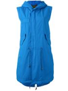 Mr & Mrs Italy Sleeveless Parka Coat, Women's, Size: Xs, Blue, Cotton