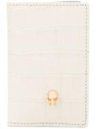 Alexander Mcqueen Skull Pocket Organiser - White