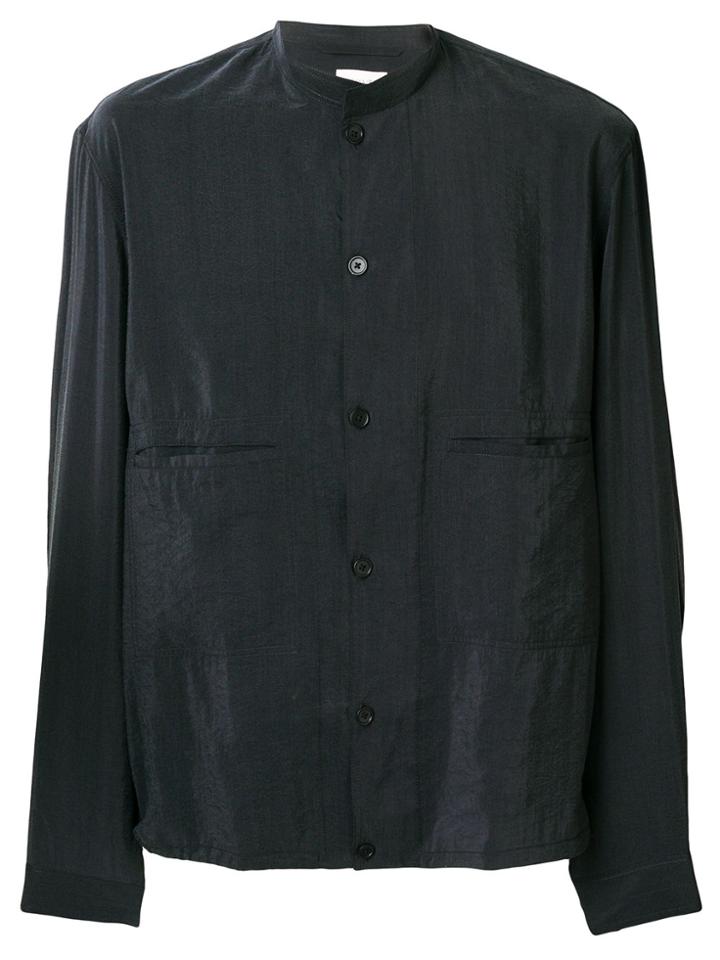 Lemaire Mandarin Collar Shirt - Grey