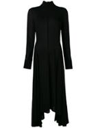 Misbhv Long Fitted Dress - Black