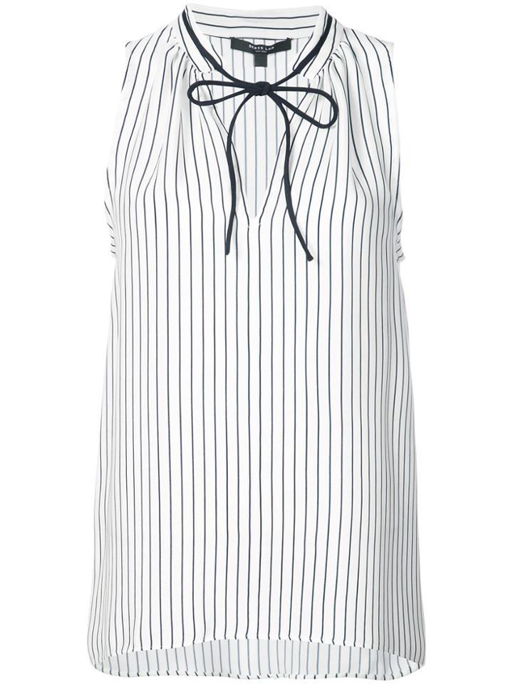Derek Lam Front Fastened Sleeveless Blouse - White