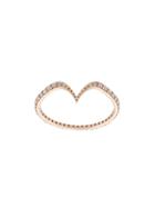 John Brevard Single Stackable Diamond Ring, Women's, Size: 7, Yellow/orange