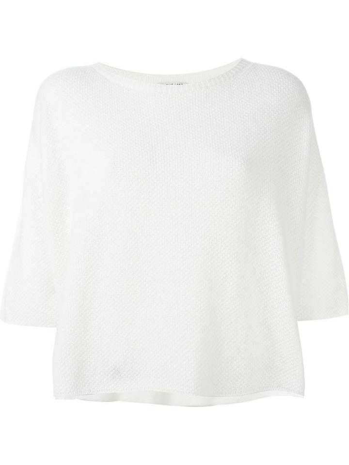 Helmut Lang Half Sleeve Boxy Jumper