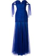 Alice Mccall Good Vibes Strapless Gown - Blue