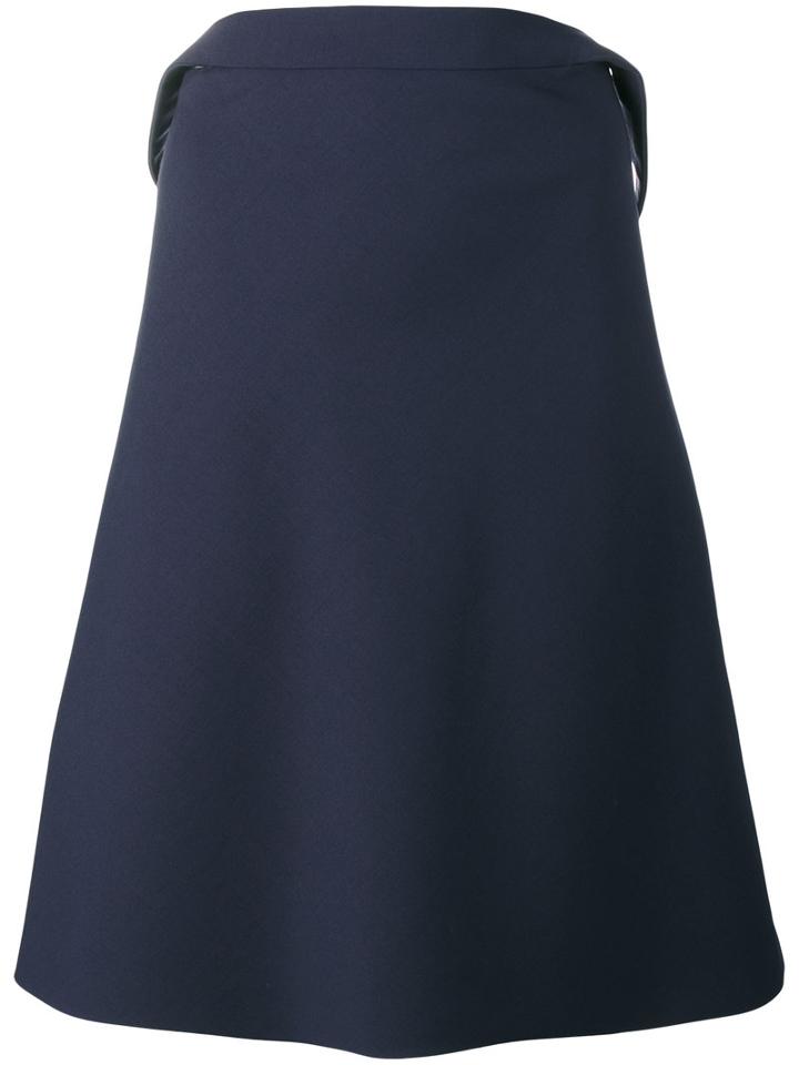 Balenciaga - Skirt To Dress - Women - Silk/acetate - 40, Blue, Silk/acetate
