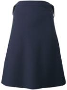 Balenciaga - Skirt To Dress - Women - Silk/acetate - 40, Blue, Silk/acetate