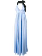 Nº21 Halterneck Gown - Blue