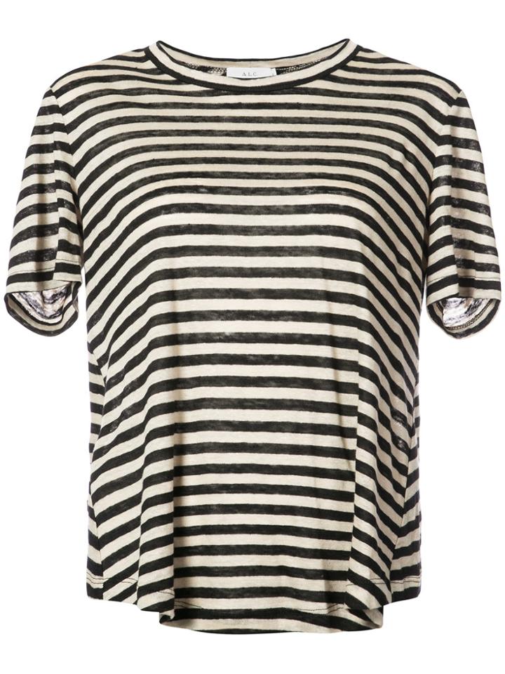 A.l.c. Striped T-shirt - White