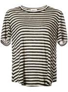 A.l.c. Striped T-shirt - White