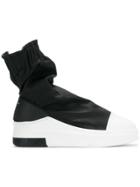Cinzia Araia Gathered Hi-top Sneakers - Black
