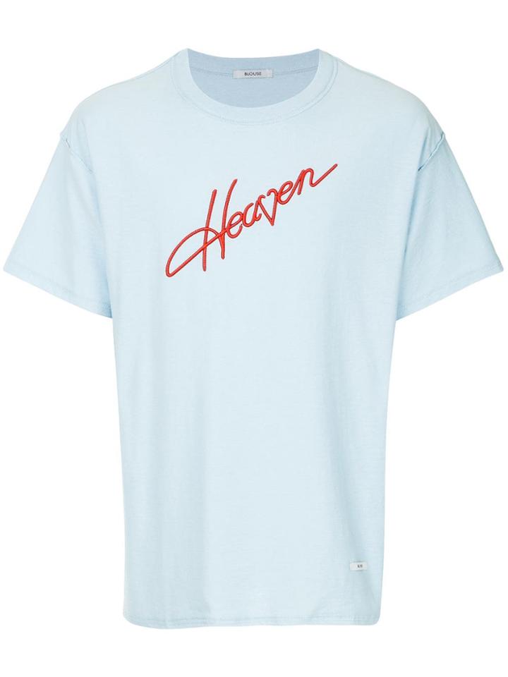 Blouse Heaven Embroidered T-shirt - Blue