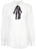 Kate Spade Tie Front Shirt - White