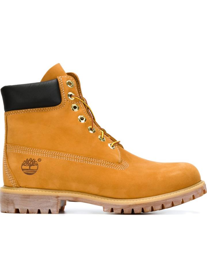 Timberland Waterproof Lace-up Boots - Yellow & Orange