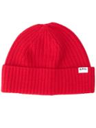 A.p.c. Ribbed Beanie - Red