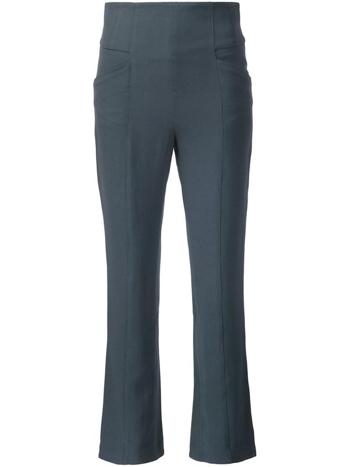 Maiyet Cropped Boot-cut Trousers