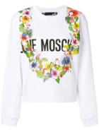 Love Moschino Graphic Print Sweatshirt - White