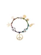 Venessa Arizaga Peace Charm Bracelet - Multicoloured