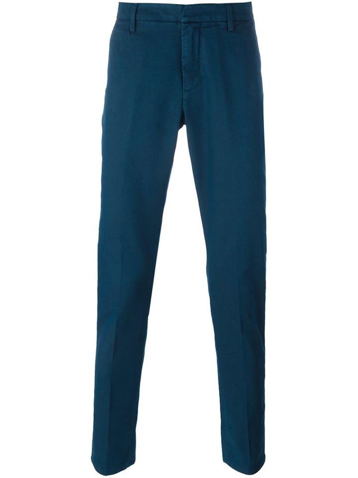 Dondup 'gaubert' Trousers, Men's, Size: 34, Blue, Cotton/polyester