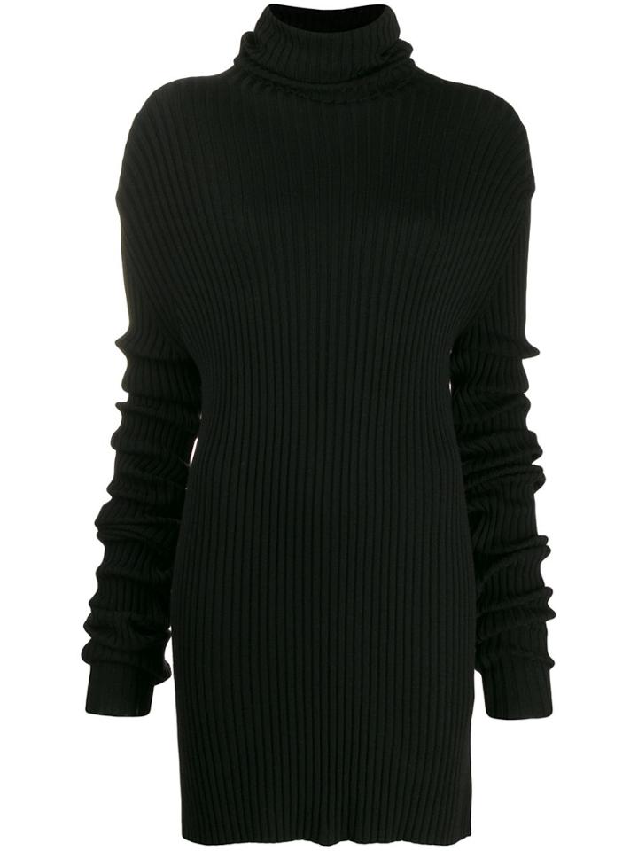 Ann Demeulemeester Alison Ribbed Jumper - Black