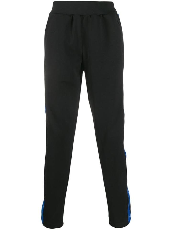 Daniel Patrick Side Stripe Track Trousers - Black