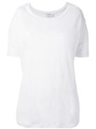 Frame Denim Plain T-shirt, Women's, Size: Small, White, Linen/flax