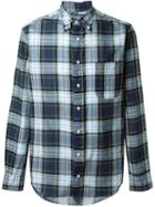 Gitman Vintage Plaid Shirt, Men's, Size: Small, Blue, Cotton