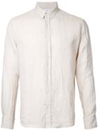 Venroy - Button-down Shirt - Men - Linen/flax - S, Nude/neutrals, Linen/flax