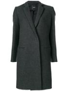 Theory Single Button Classic Coat - Grey