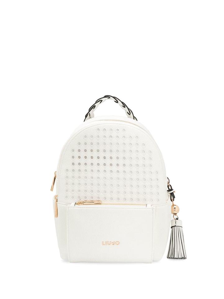 Liu Jo Zaino Eyelet Detail Backpack - White