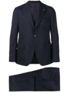 Gabriele Pasini Two Piece Slim-fit Suit - Blue