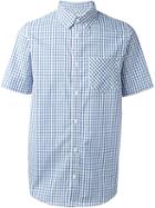 Carhartt Checked Shortsleeved Shirt, Men's, Size: L, Blue, Cotton