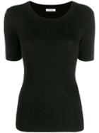 P.a.r.o.s.h. Glitter Detail Knitted Top - Black