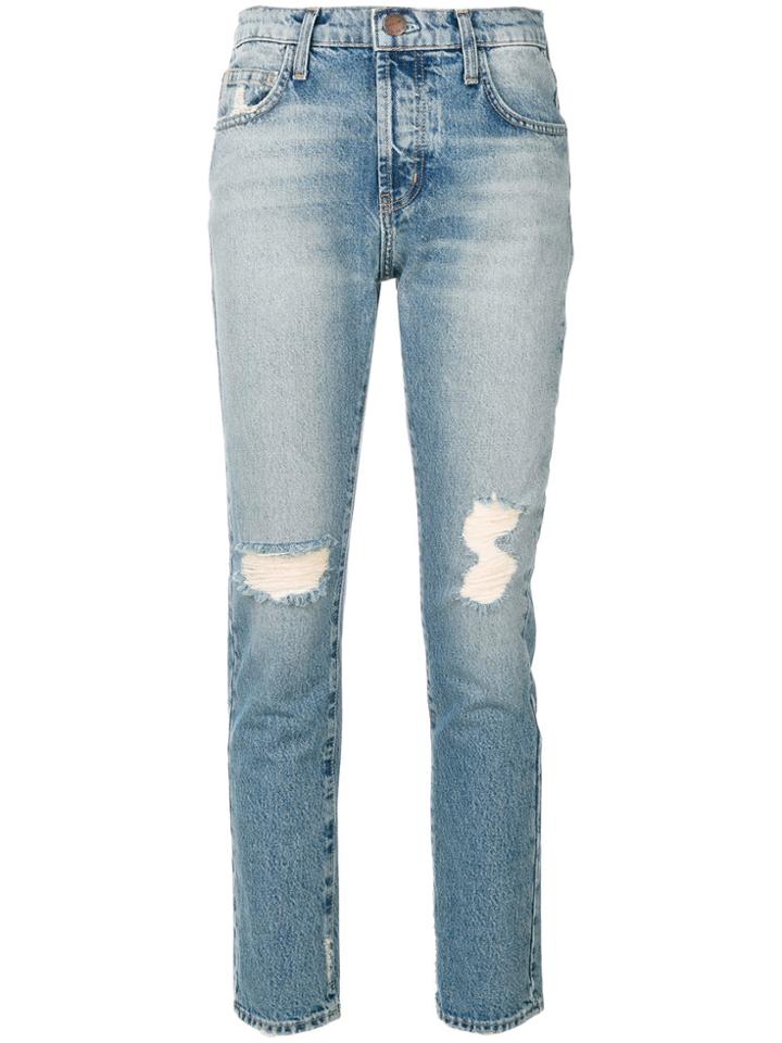 Current/elliott Slouchy Skinny Pinyon Jeans - Blue
