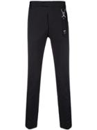 Les Hommes Cropped Classic Trousers - Black