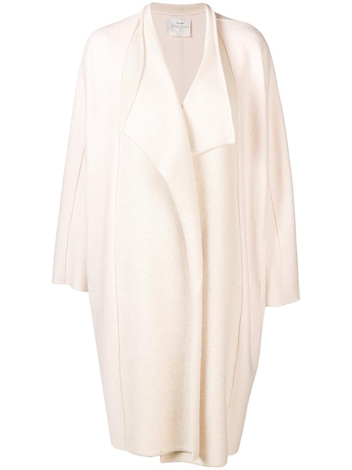 Forte Forte Waterfall Midi Coat - Nude & Neutrals
