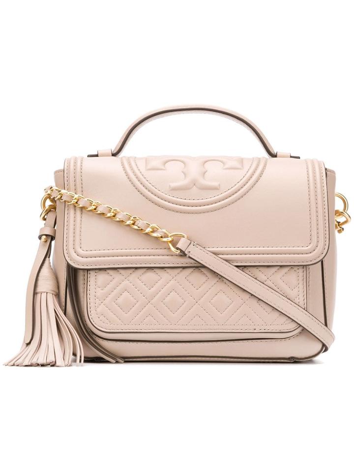 Tory Burch Fleming Convertible Shoulder Bag - Neutrals