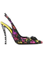 Versace Medusa Flower Pumps