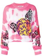 Msgm Pink Knitted Sweater
