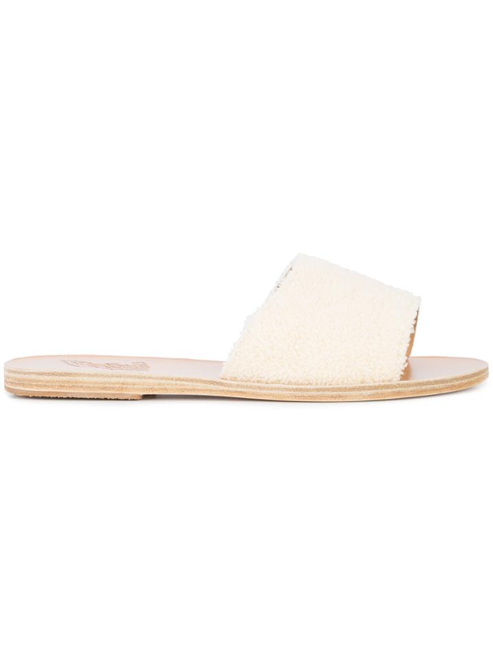 Ancient Greek Sandals Taygete Flat Sandals - White