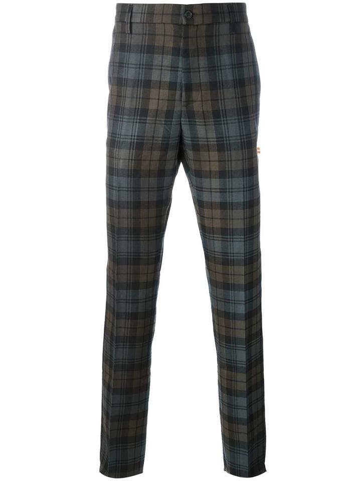 Golden Goose Deluxe Brand Checked Trousers, Men's, Size: Xl, Black, Wool/polyester/cotton/cupro