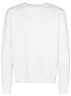Thom Browne Back Stripe Cotton Sweatshirt - White
