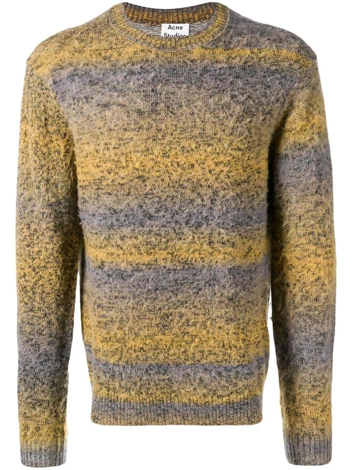 Acne Studios Mélange Crew-neck Jumper - Yellow