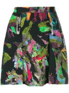 Versus Printed Mini Skirt - Black