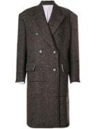 Calvin Klein 205w39nyc Oversized Double Breasted Coat - Brown