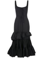 Brock Collection Tiered Ruffle Dress - Black