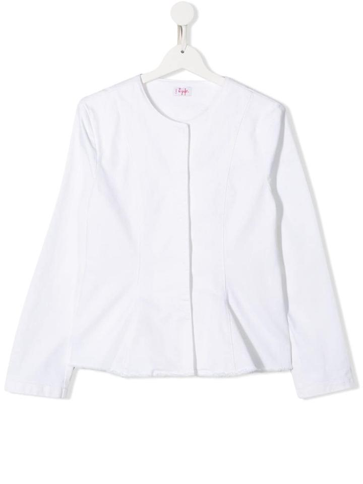 Il Gufo Teen Fitted Jacket - White