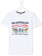 Levi's Kids Logo Print T-shirt - White