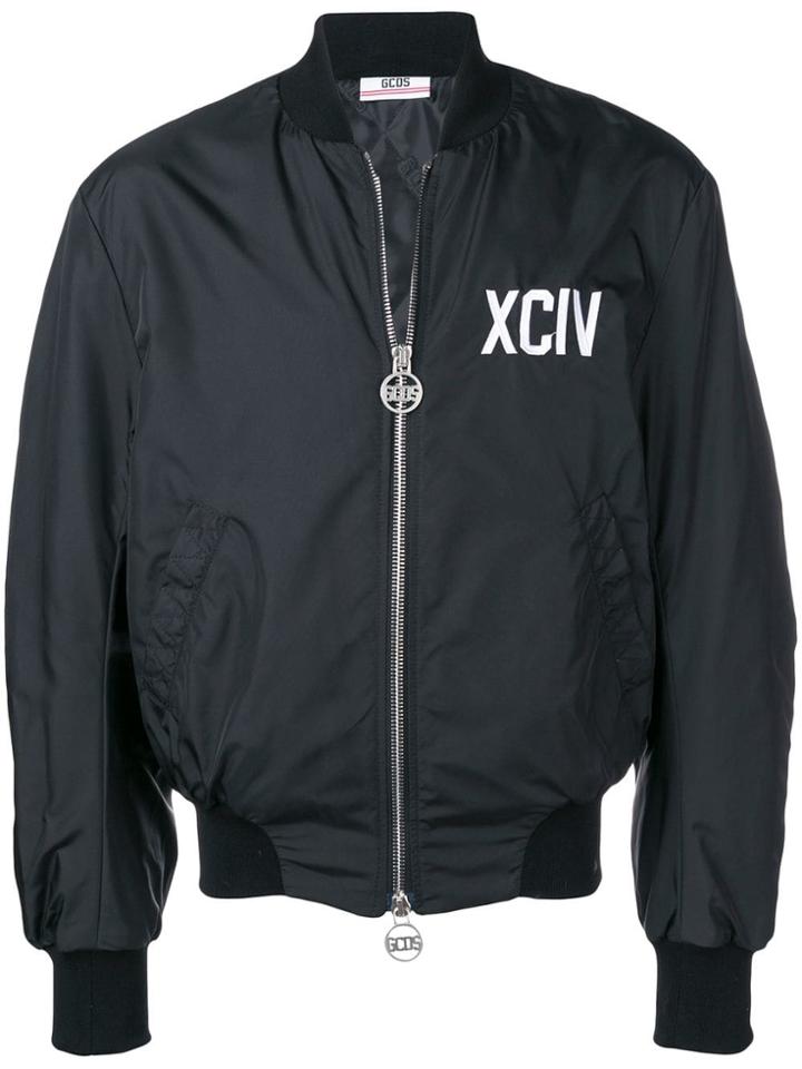 Gcds Xciv Bomber Jacket - Black