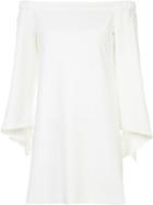 Tibi Off-shoulder Dress, Women's, Size: 2, White, Polyester/spandex/elastane